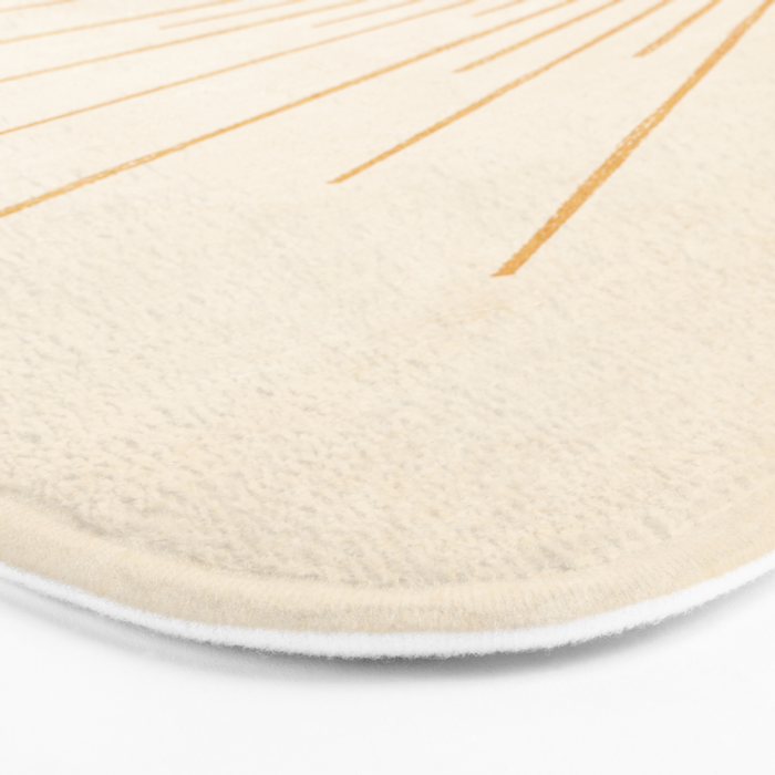 Boho Sun no. 5 Yellow Bath Mat Gallery Image 3