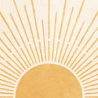 Boho Sun no. 5 Yellow Coffee Mug Gallery Image 2