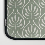 Boho Sage Green Pattern Laptop Sleeve Gallery Image 3