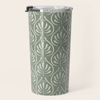 Boho Sage Green Pattern Travel Mug Gallery Image 3