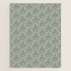 Boho Sage Green Pattern Jigsaw Puzzle Gallery Image 1