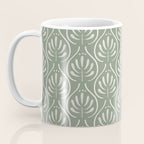 Boho Sage Green Pattern Coffee Mug Gallery Image 3