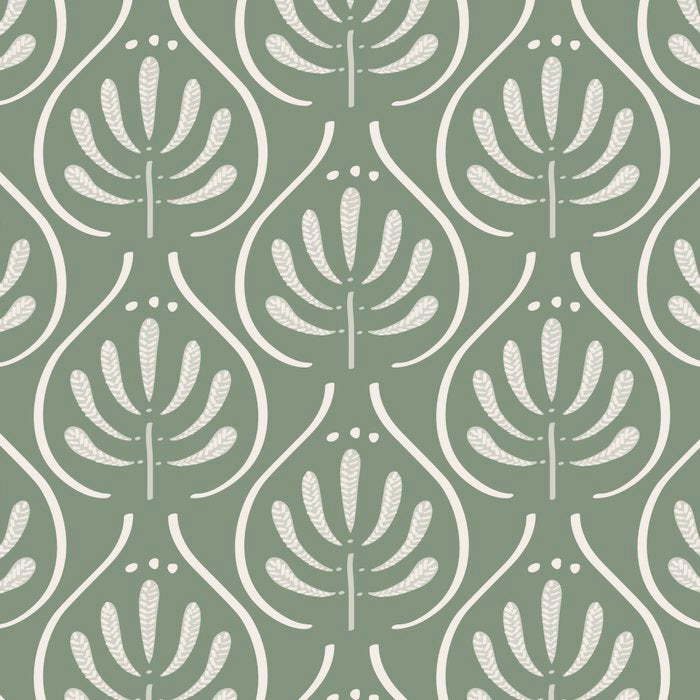 Boho Sage Green Pattern Coffee Mug Gallery Image 2