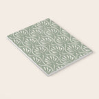 Boho Sage Green Pattern Notebook Gallery Image 3