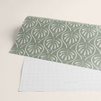 Boho Sage Green Pattern Wrapping Paper Gallery Image 2