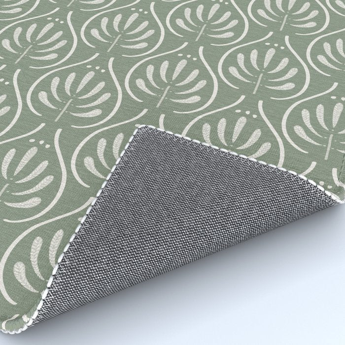 Boho Sage Green Pattern Rug Gallery Image 4