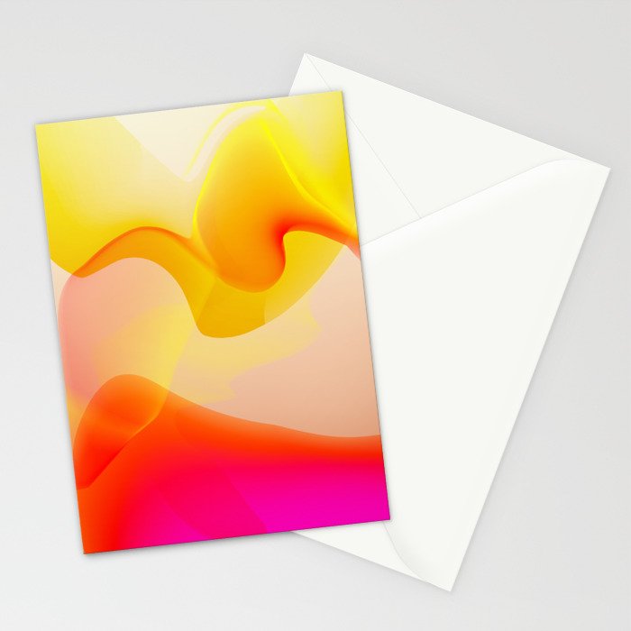 gradient design abstract Stationery Card Gallery Image 2