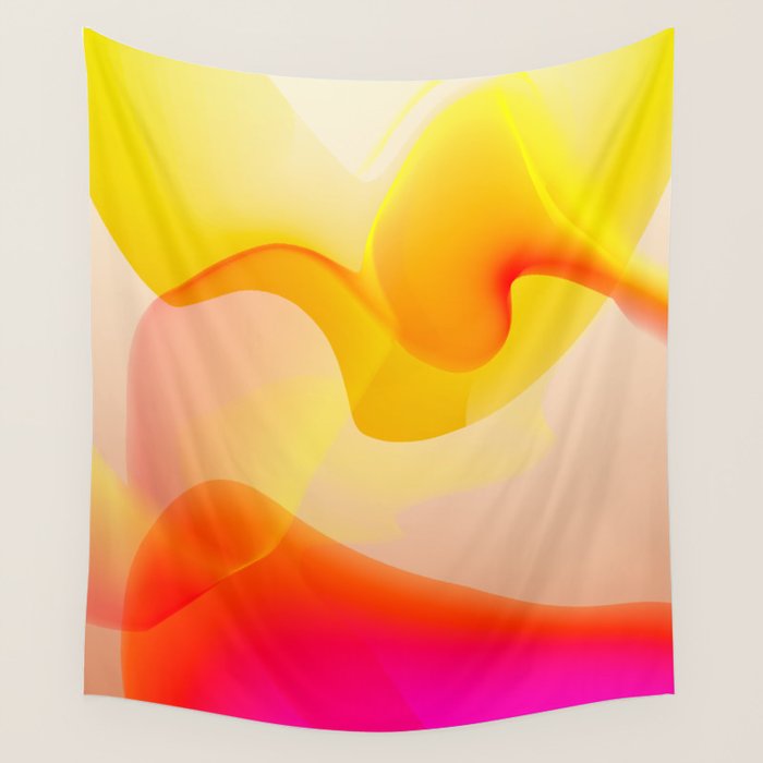 gradient design abstract Wall Tapestry Gallery Image 1