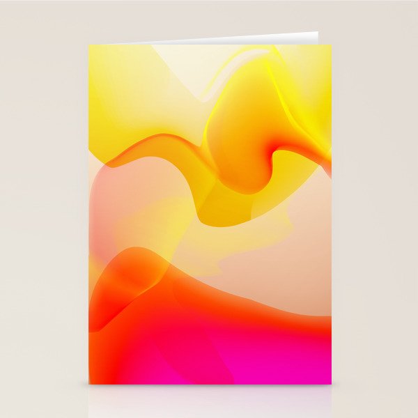 gradient design abstract Stationery Card Gallery Image 1