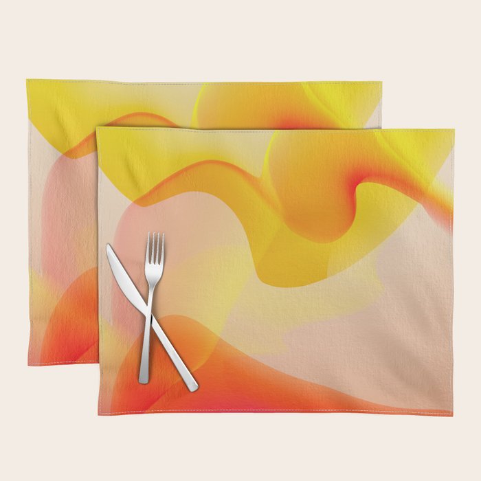 gradient design abstract Placemat Gallery Image 1