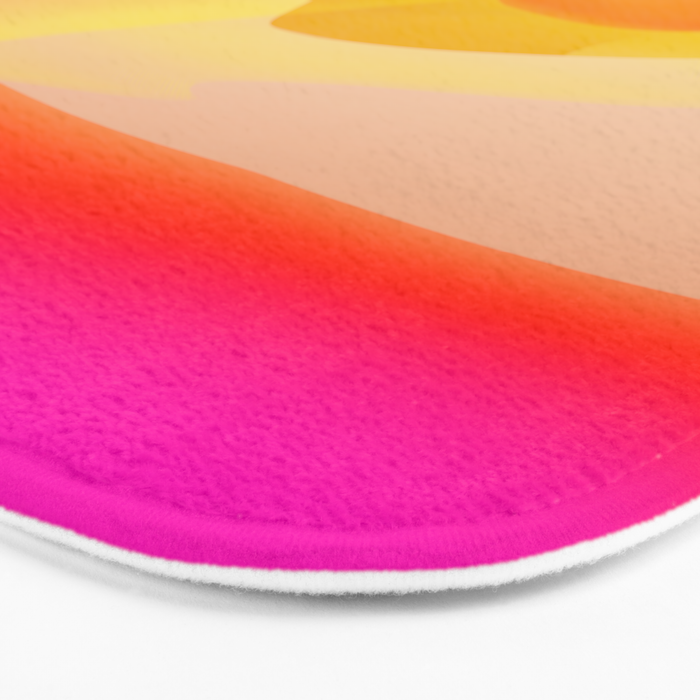 gradient design abstract Bath Mat Gallery Image 3