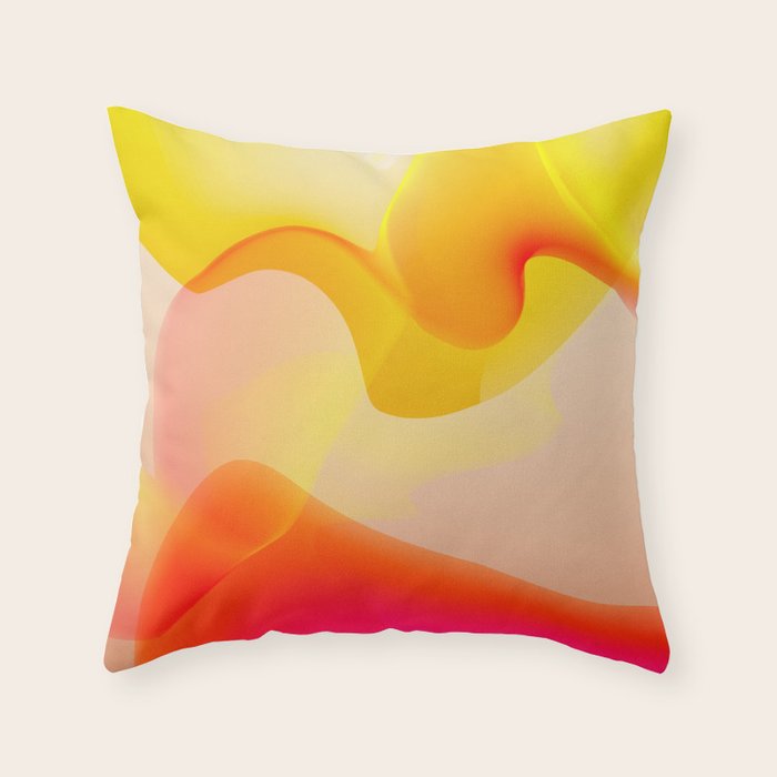 gradient design abstract Throw Pillow Gallery Image 6