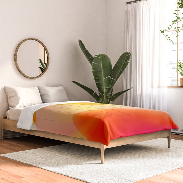 gradient design abstract Comforter Gallery Image 2