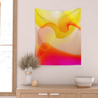 gradient design abstract Wall Tapestry Gallery Image 2
