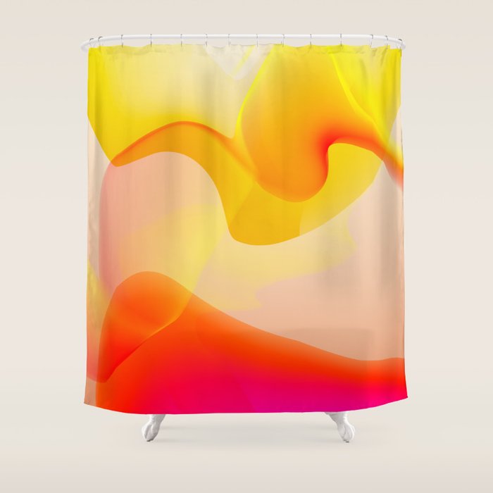 gradient design abstract Shower Curtain Gallery Image 1
