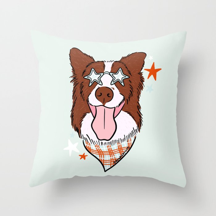 Star Dog Throw Pillow Gallery Image 6