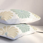 Retro Summer Daisies II Pillow Sham Gallery Image 3