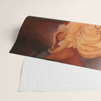 Cymon and Iphigenia, sleeping beauty female portrait painting by Frederic Leighton Wrapping Paper Gallery Image 2