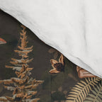 Fall Forest Impression With Wild Animals Moody Brown Comforter Gallery Image 4
