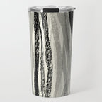 Wildlife Safari animal print black and white Travel Mug Gallery Image 1