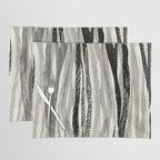 Wildlife Safari animal print black and white Placemat Gallery Image 1