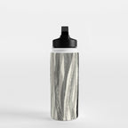 Wildlife Safari animal print black and white Water Bottle Gallery Image 3