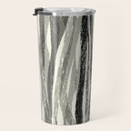Wildlife Safari animal print black and white Travel Mug Gallery Image 3