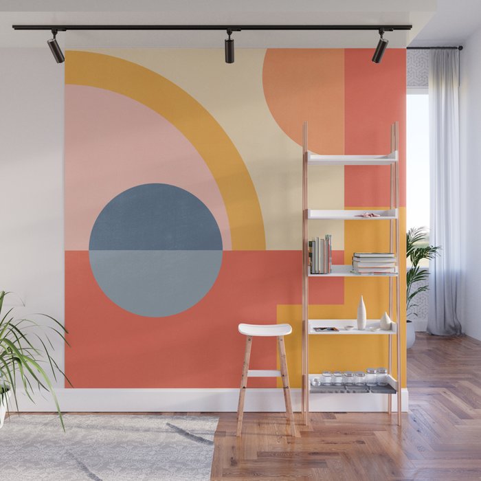Abstract Geometric Shapes 31 Wall Mural Gallery Image 1