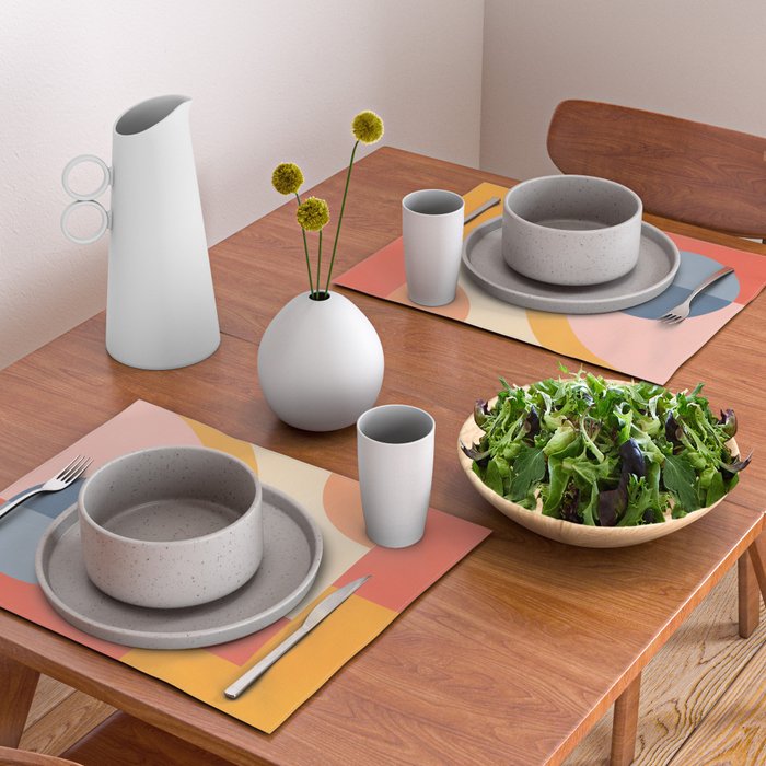 Abstract Geometric Shapes 31 Placemat Gallery Image 2