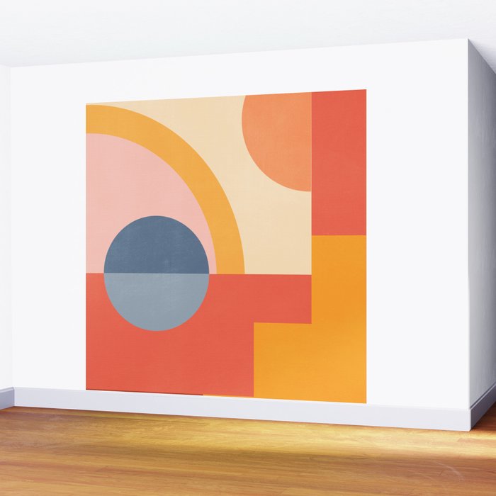 Abstract Geometric Shapes 31 Wall Mural Gallery Image 2