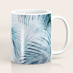 Blue Hour Tropical Retreat Palm Jungle Blue Coffee Mug Gallery Image 1