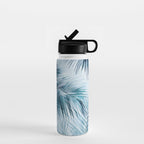 Blue Hour Tropical Retreat Palm Jungle Blue Water Bottle Gallery Image 1
