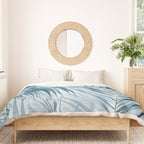 Blue Hour Tropical Retreat Palm Jungle Blue Duvet Cover Gallery Image 3