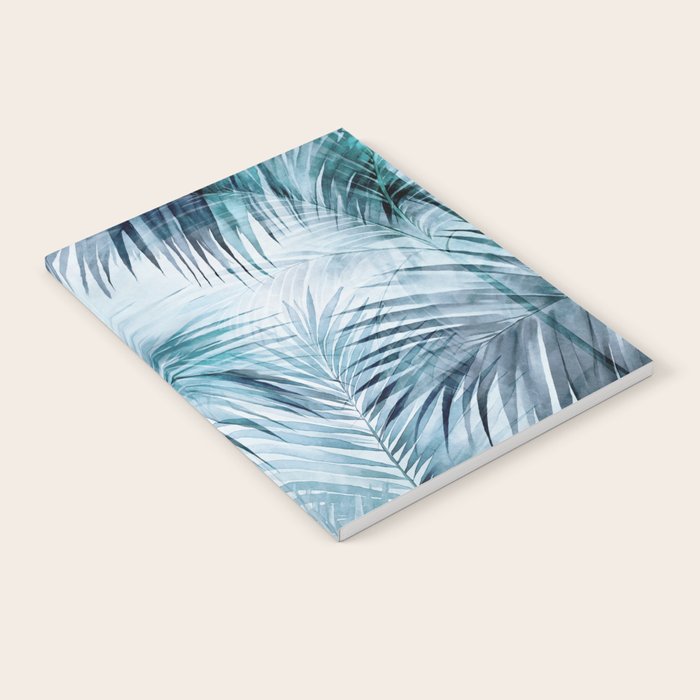 Blue Hour Tropical Retreat Palm Jungle Blue Notebook Gallery Image 2