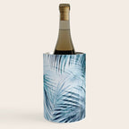 Blue Hour Tropical Retreat Palm Jungle Blue Wine Chiller Gallery Image 3