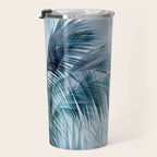 Blue Hour Tropical Retreat Palm Jungle Blue Travel Mug Gallery Image 3