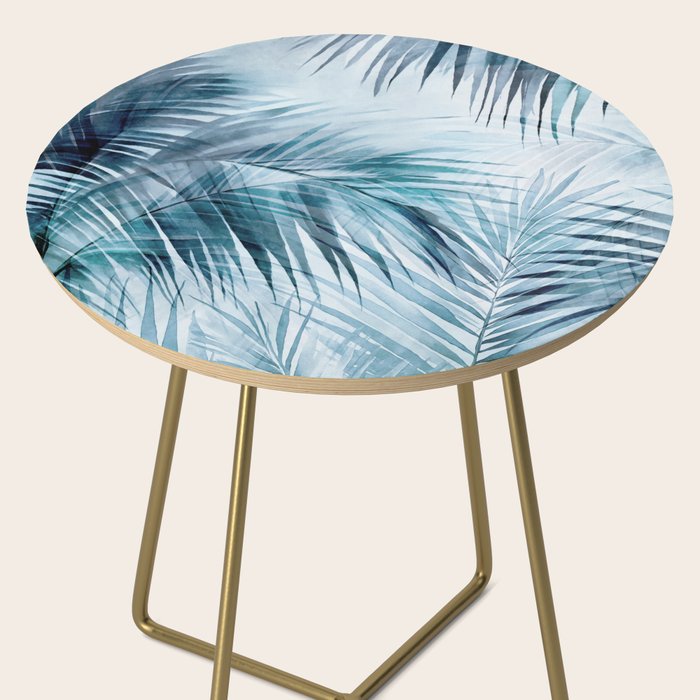 Blue Hour Tropical Retreat Palm Jungle Blue Side Table Gallery Image 2