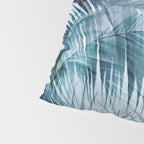 Blue Hour Tropical Retreat Palm Jungle Blue Pillow Sham Gallery Image 4