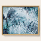 Blue Hour Tropical Retreat Palm Jungle Blue Serving Tray Gallery Image 1