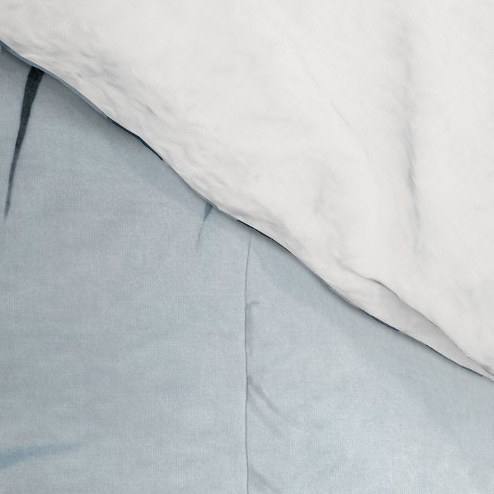 Blue Hour Tropical Retreat Palm Jungle Blue Comforter Gallery Image 4
