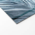 Blue Hour Tropical Retreat Palm Jungle Blue Welcome Mat Gallery Image 2