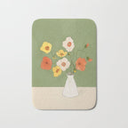 Field Wildflowers Verde Bath Mat Gallery Image 1
