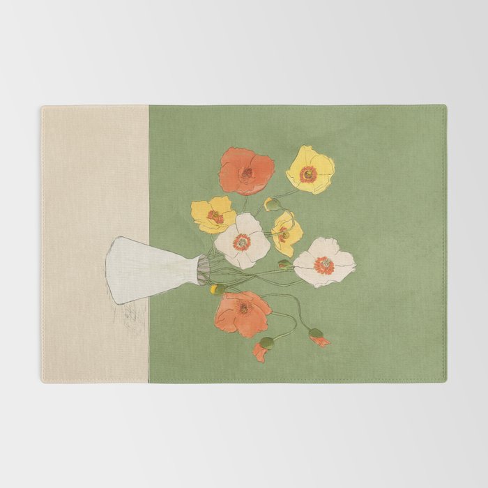 Field Wildflowers Verde Rug Gallery Image 2