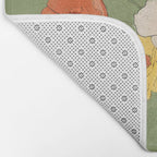 Field Wildflowers Verde Bath Mat Gallery Image 2