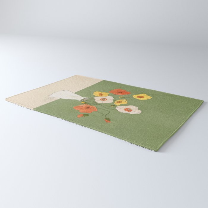 Field Wildflowers Verde Rug Gallery Image 3