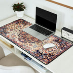 Antique Tabriz Rug Print With Abrashed Field Desk Mat Gallery Image 2