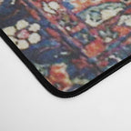 Antique Tabriz Rug Print With Abrashed Field Desk Mat Gallery Image 4