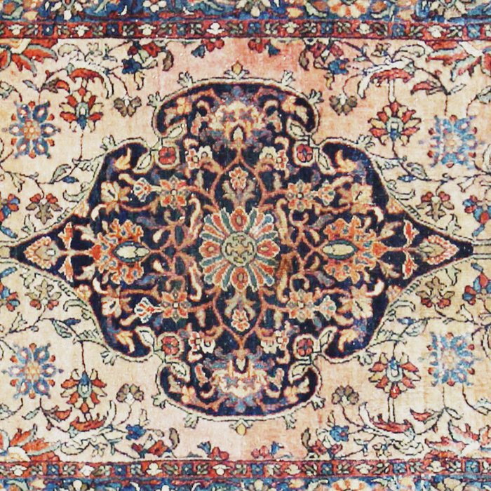 Antique Tabriz Rug Print With Abrashed Field Coffee Mug Gallery Image 2