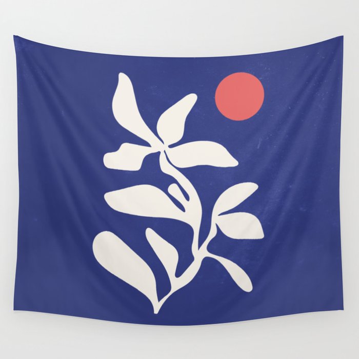 Indigo Sunrise Wall Tapestry Gallery Image 4