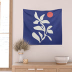 Indigo Sunrise Wall Tapestry Gallery Image 2